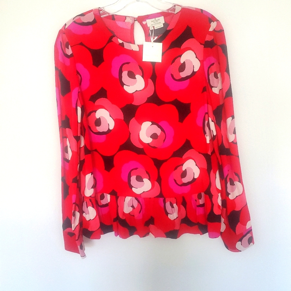 Kate Spade floral blouse